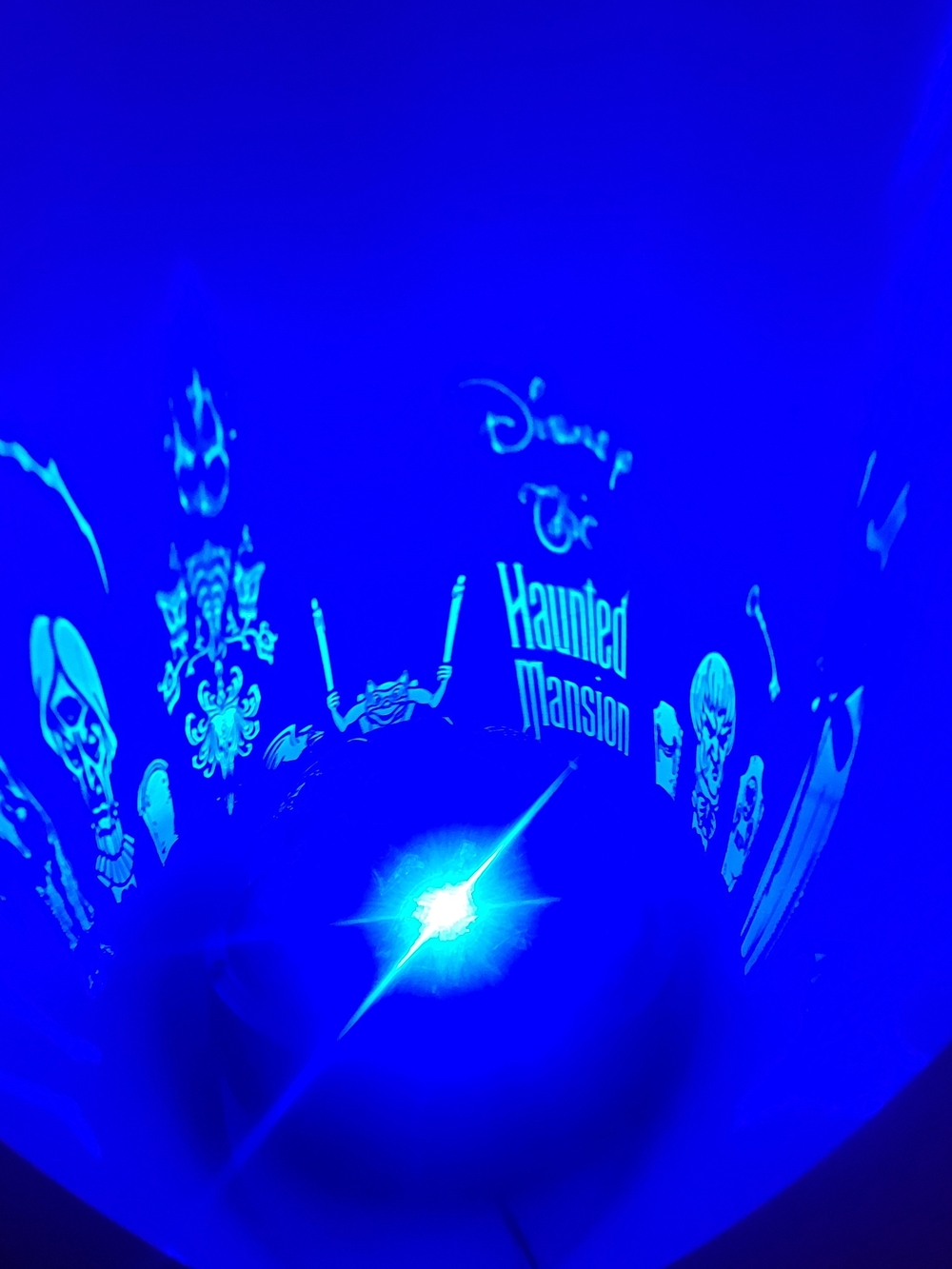 Disney The Haunted Mansion LED Decorative Art Light Show Dome Halloween